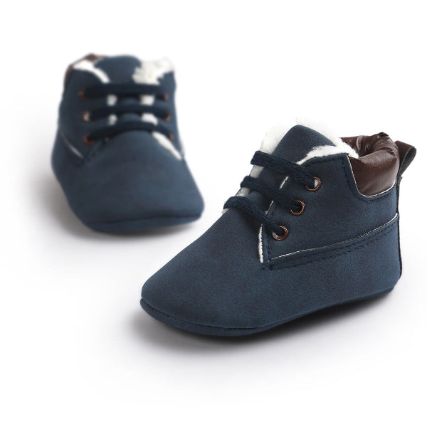 Warm Suede Baby Boots