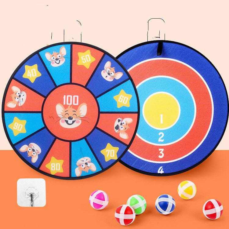 Cartoon Sticky Ball Dart Board for Kids