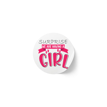 Surprise, It's a Girl! Celebration Stickers