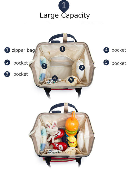 Multi-Function Mummy Bag - Large Capacity Backpack