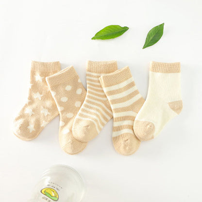 Breathable Cotton Tube Socks for Kids