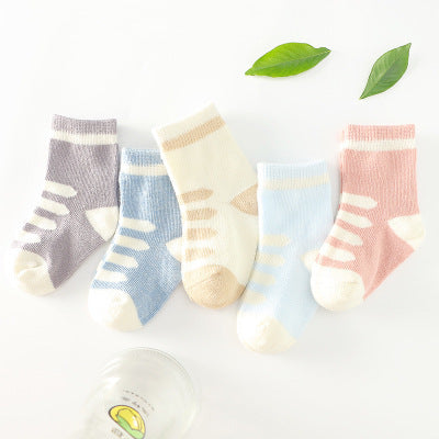 Breathable Cotton Tube Socks for Kids