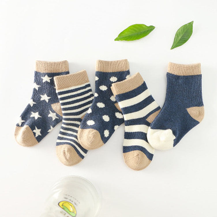 Breathable Cotton Tube Socks for Kids