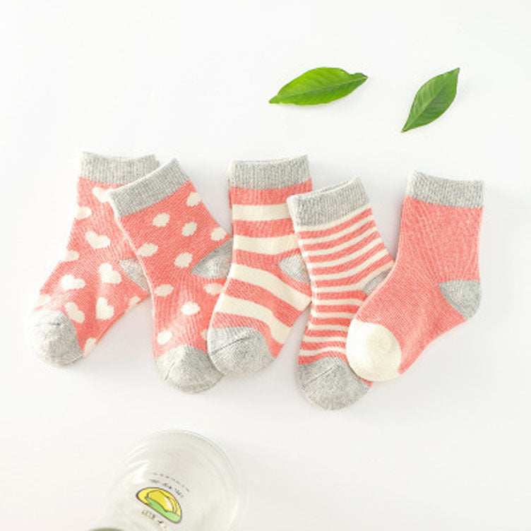 Breathable Cotton Tube Socks for Kids