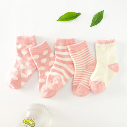 Breathable Cotton Tube Socks for Kids