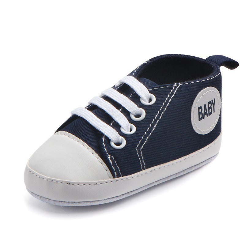 Canvas Sports Sneakers - Soft Sole & Anti-Slip