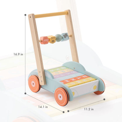 ROBUD Wooden Walker- Your Baby's First Steps Companion