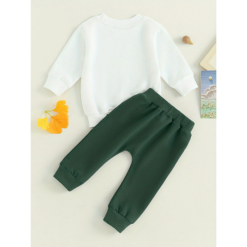 Toddler Mama's Boy Long Sleeve Sweatshirt and Trousers Set