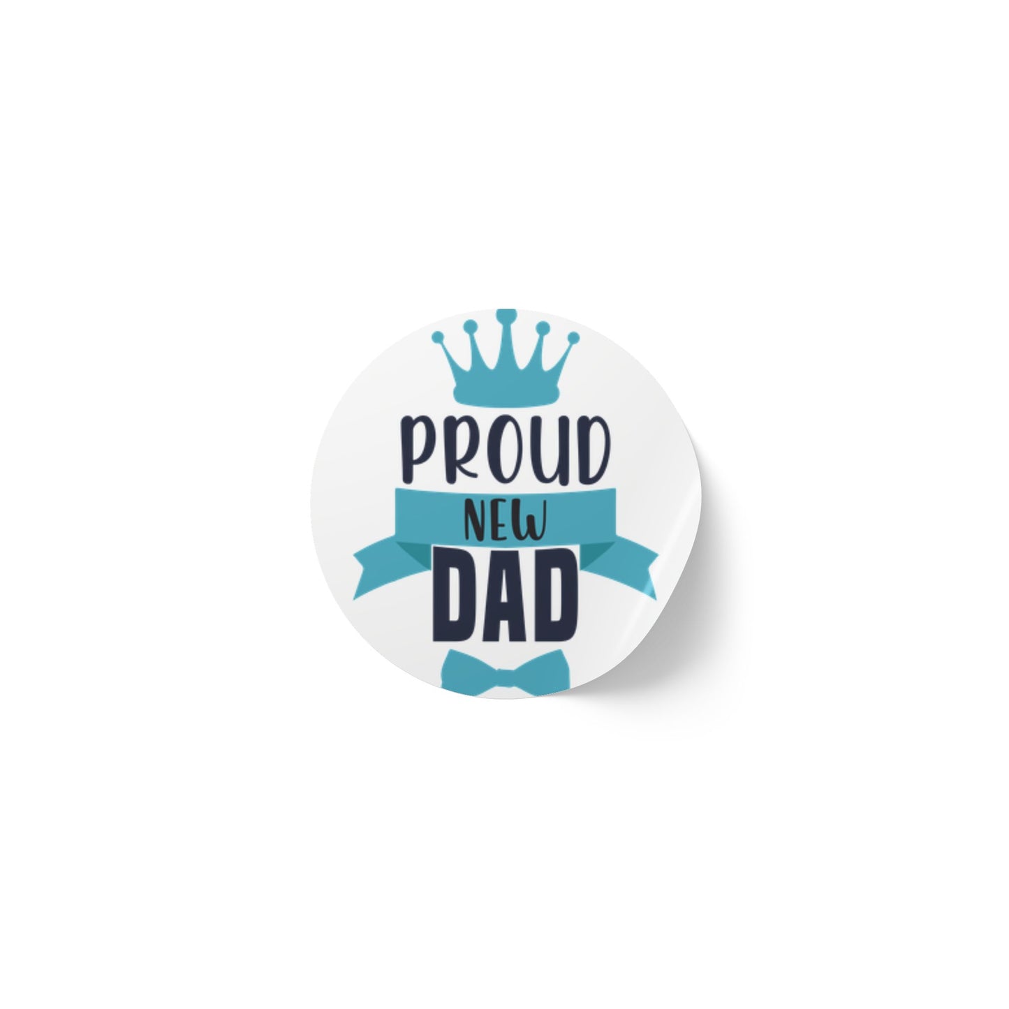 Proud New Dad Celebration Stickers