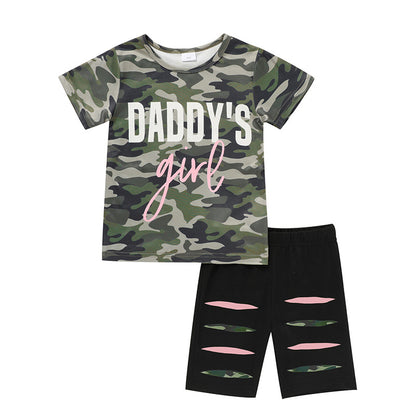 Daddy's Girl Top and Toddler Pants Set