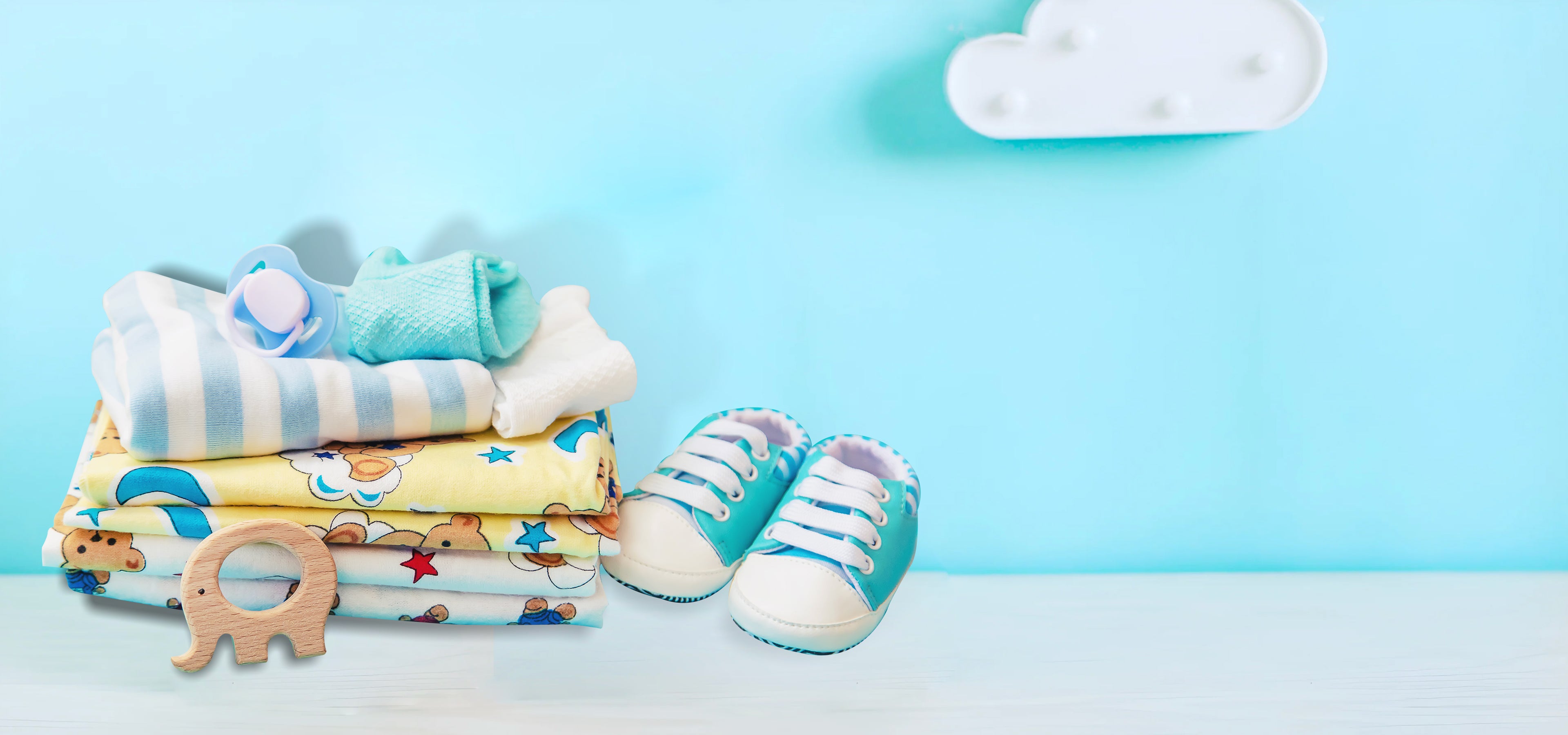 Image of Shoes and Blankets for Baby