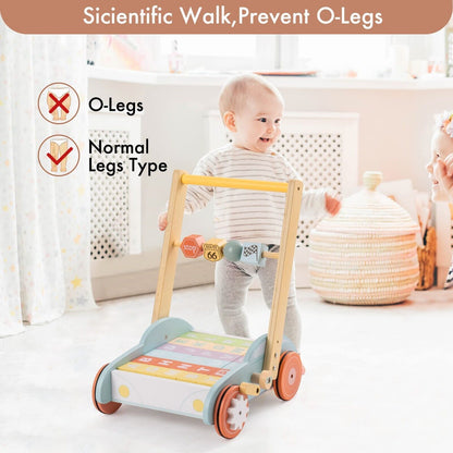 ROBUD Wooden Walker- Your Baby's First Steps Companion